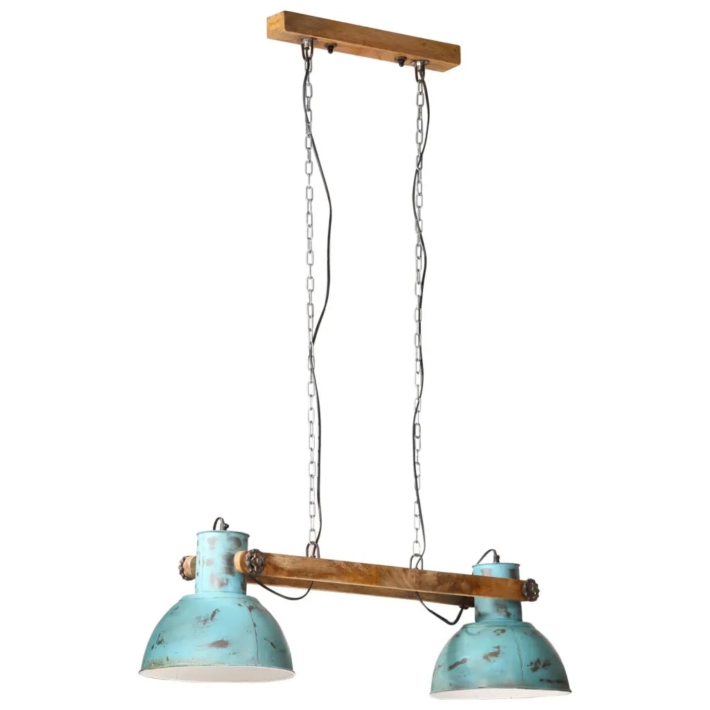 Lampada Pensile 25 W Blu Anticato 85x28x109 cm E27 CFW6371207