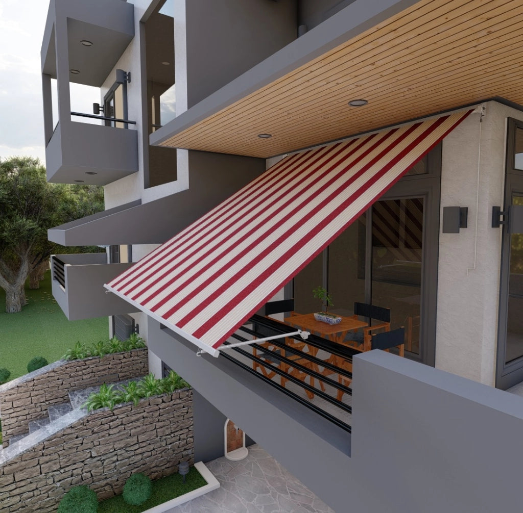 Telo di ricambio per tenda da sole Golisa 300cm Beige Bordeaux