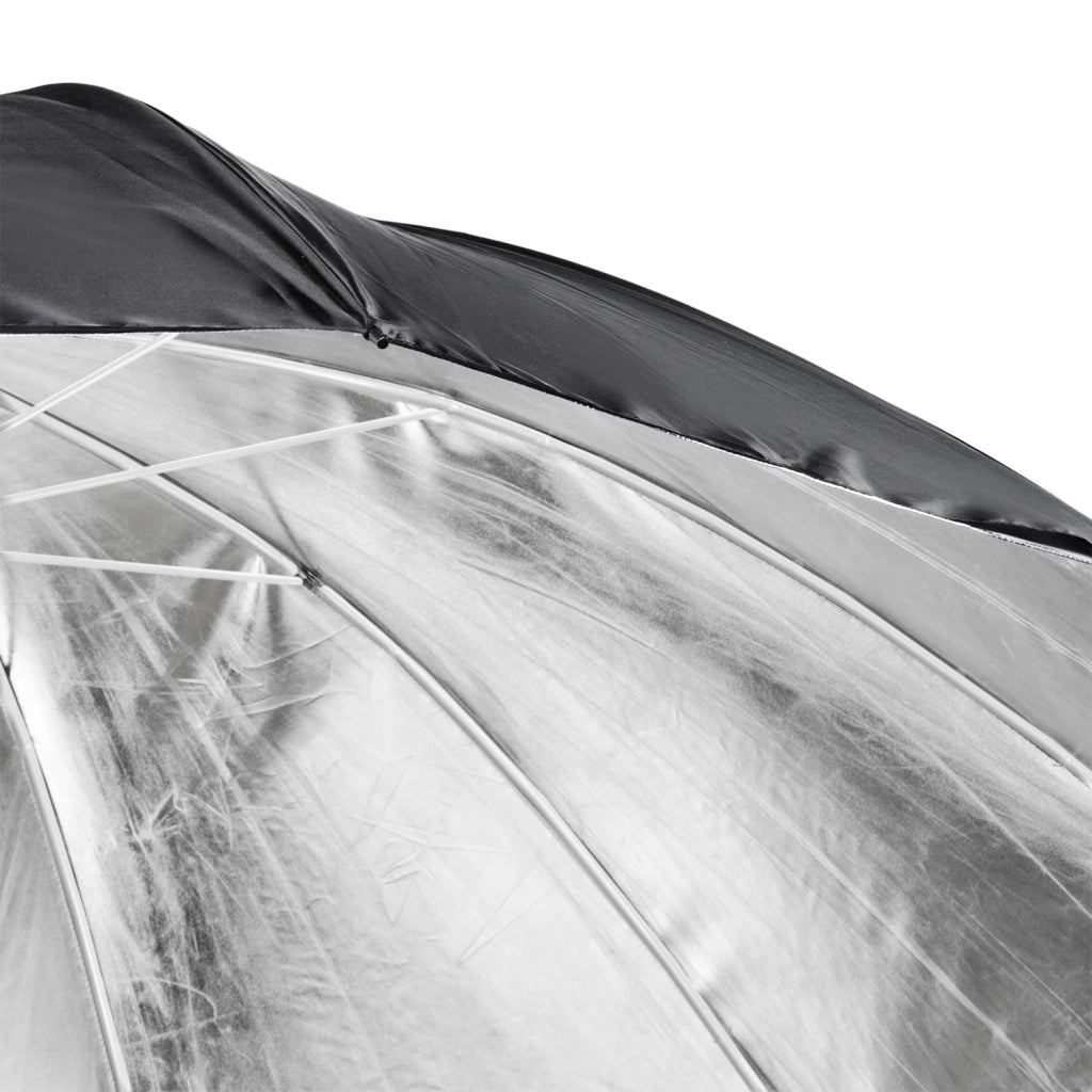 Ombrello reflex nero/argento, 150 cm