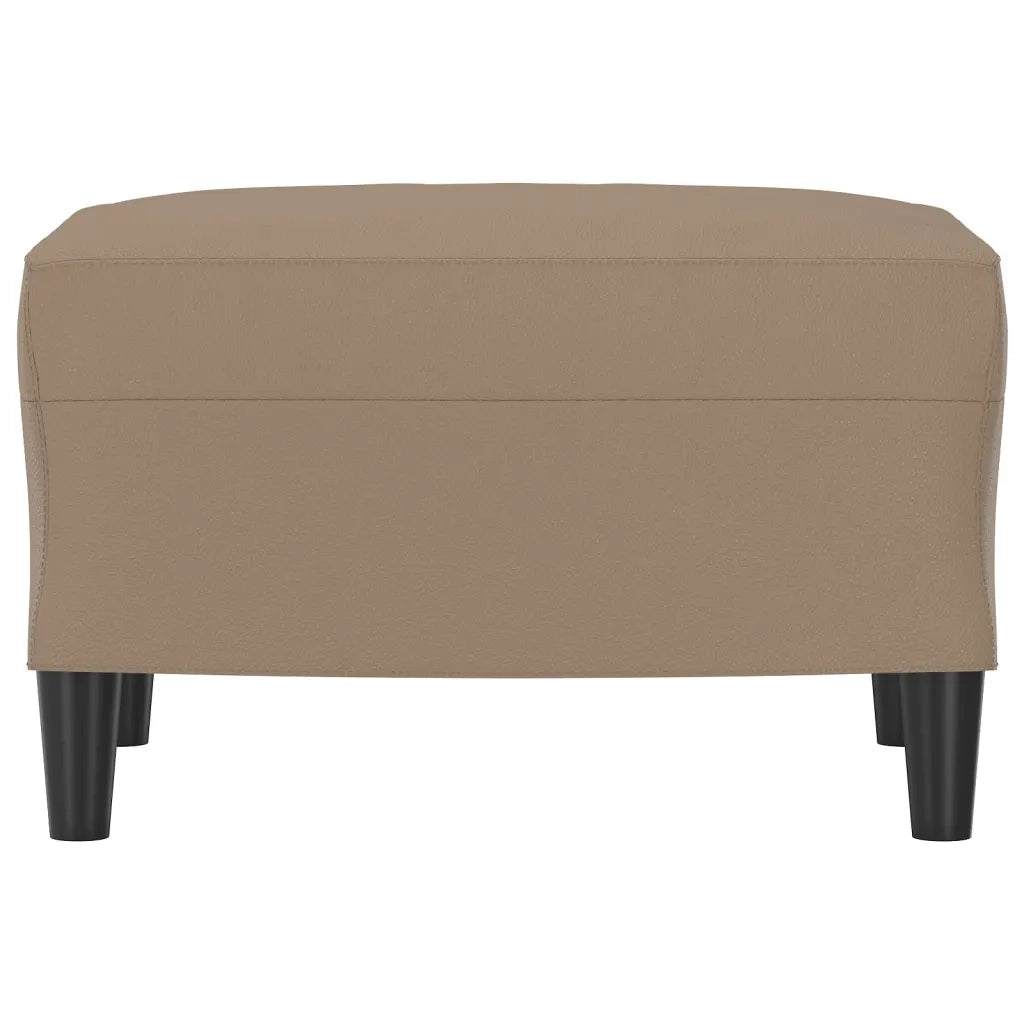 Poggiapiedi Cappuccino 60x50x41 cm in Similpelle 349292