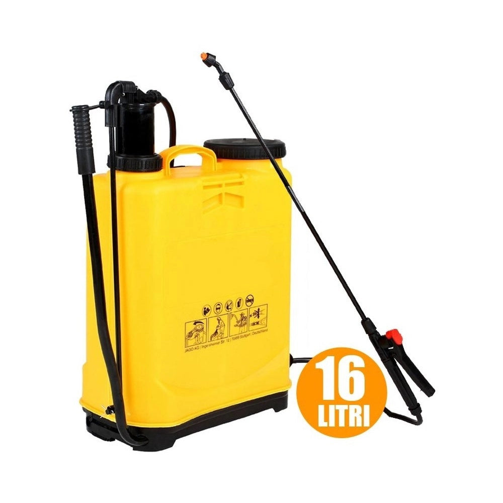 Trade Shop - Nebulizzatore Spruzzatore Zaino A Spalla Da 16 Lt Irroratrice Manuale A Pompa -