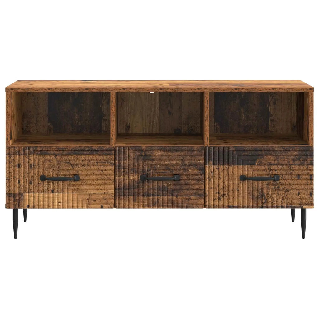 Mobile TV Legno antico 102 x 34,5 x 50 cm Legno ingegnerizzato 894913