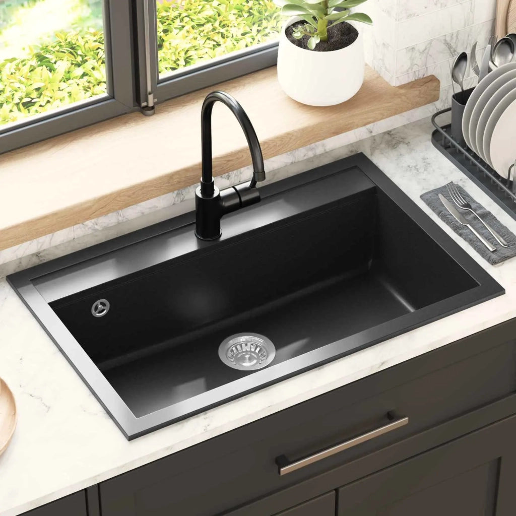 Lavello Nero 795 x 505 mm Granito 42028388