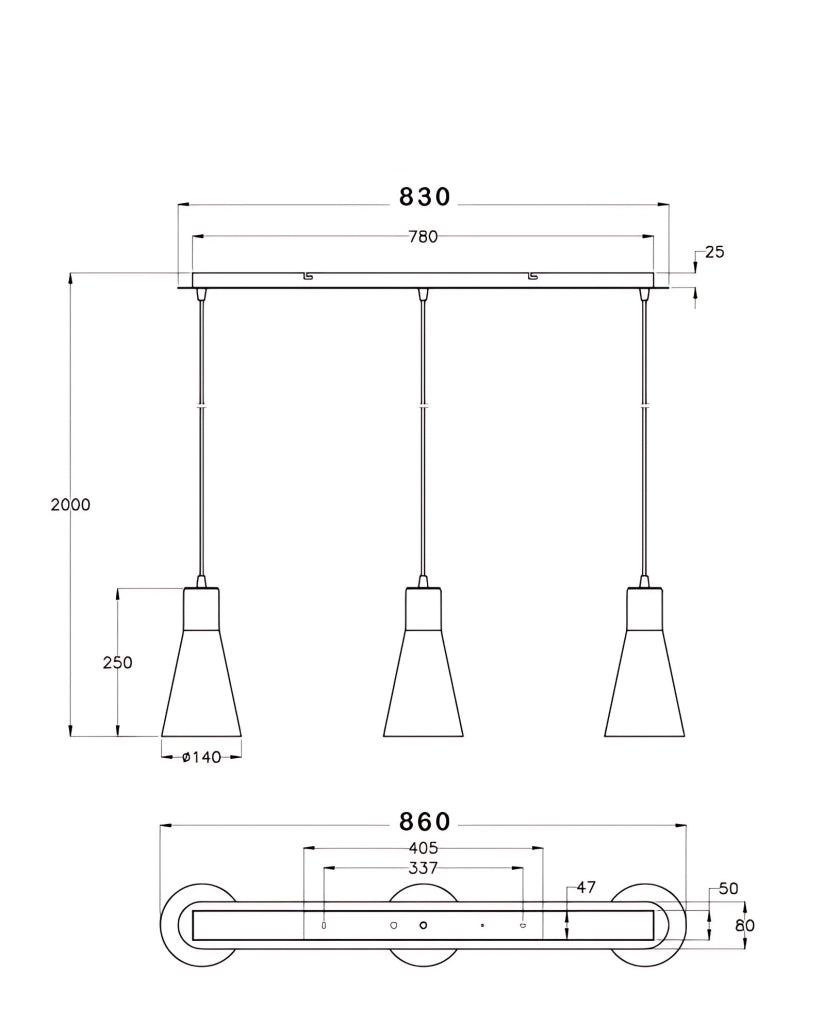 Dafne Lampada a Sospensione in Metallo e Vetro Soffiato Colore Ambra 3 Luci E27 40W - Design Elegante per Interni Contemporanei e Raffinati