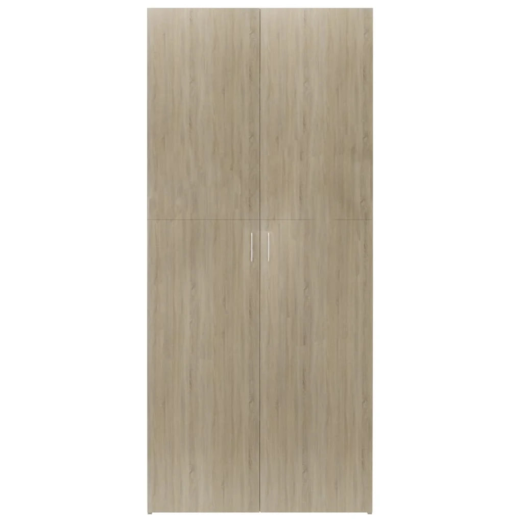 Scarpiera scarpiera mobile portaoggetti ingresso corridoio soggiorno Sonoma 80 x 35,5 x 180 cm legno composito marrone 02_0021735