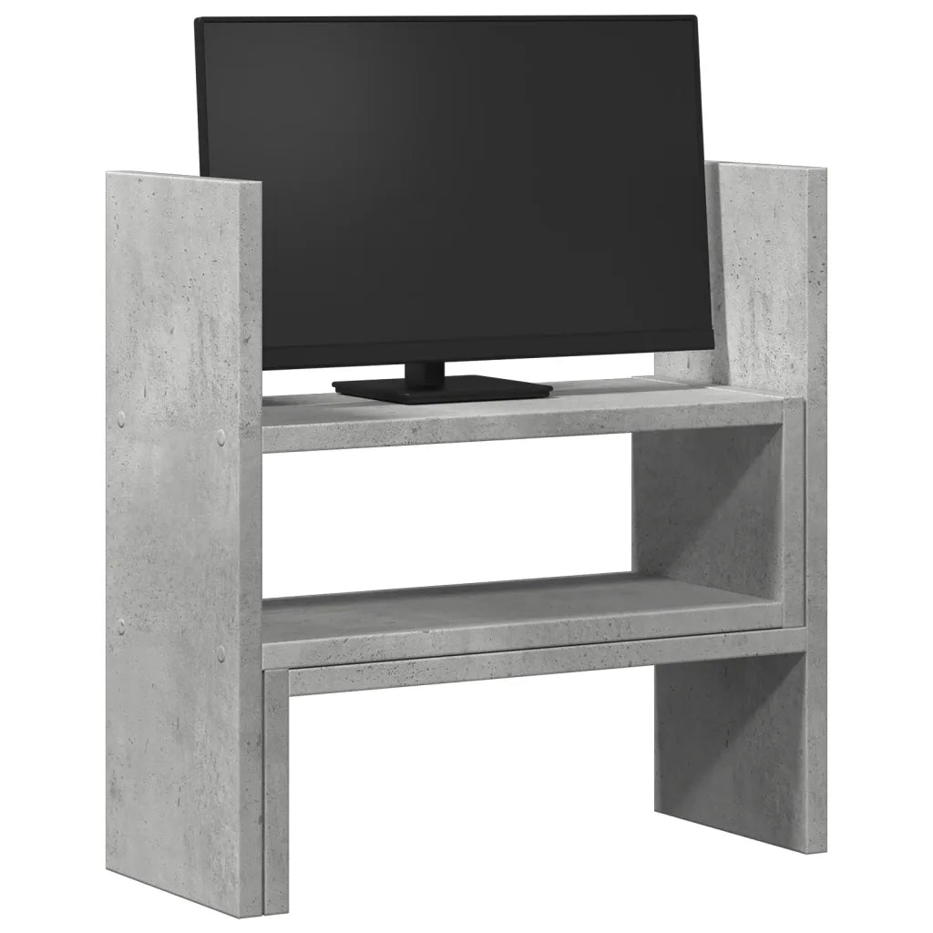 Organizer Scrivania Grigio Cemento 40x17x41 cm in Truciolato CFW7416250