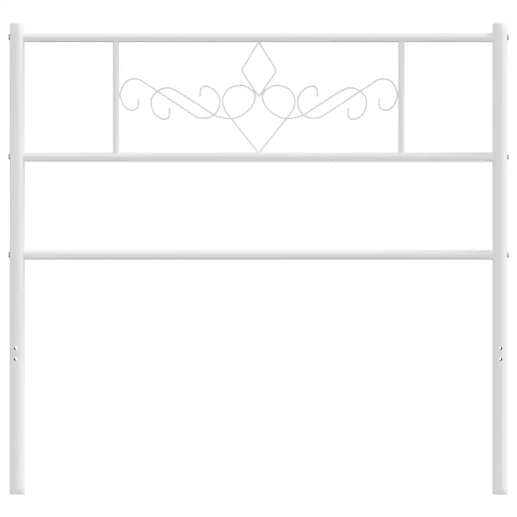 Testiera di Ricambio in Metallo Bianco 107 cm 355346