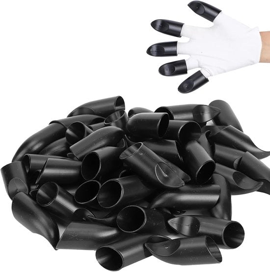 Manichini per giardinaggio impermeabili - protezione per le dita e le unghie - protezione per le mani in ABS - attrezzi per giardinaggio - lunghezza 8,5 cm - manichini per giardinaggio