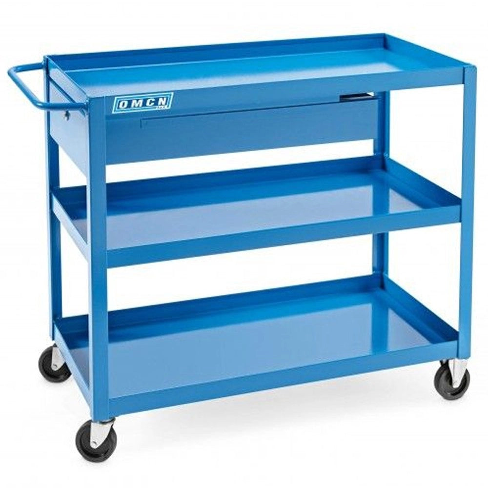 Trade Shop - Carrello E Banco Da Lavoro Omcn 109/b Porta Attrezzi Portata 150 Kg Monoblocco -