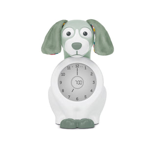 Orologio Cagnolino Multifunzione 11x20x13 cm con Sveglia Bianco/Verde