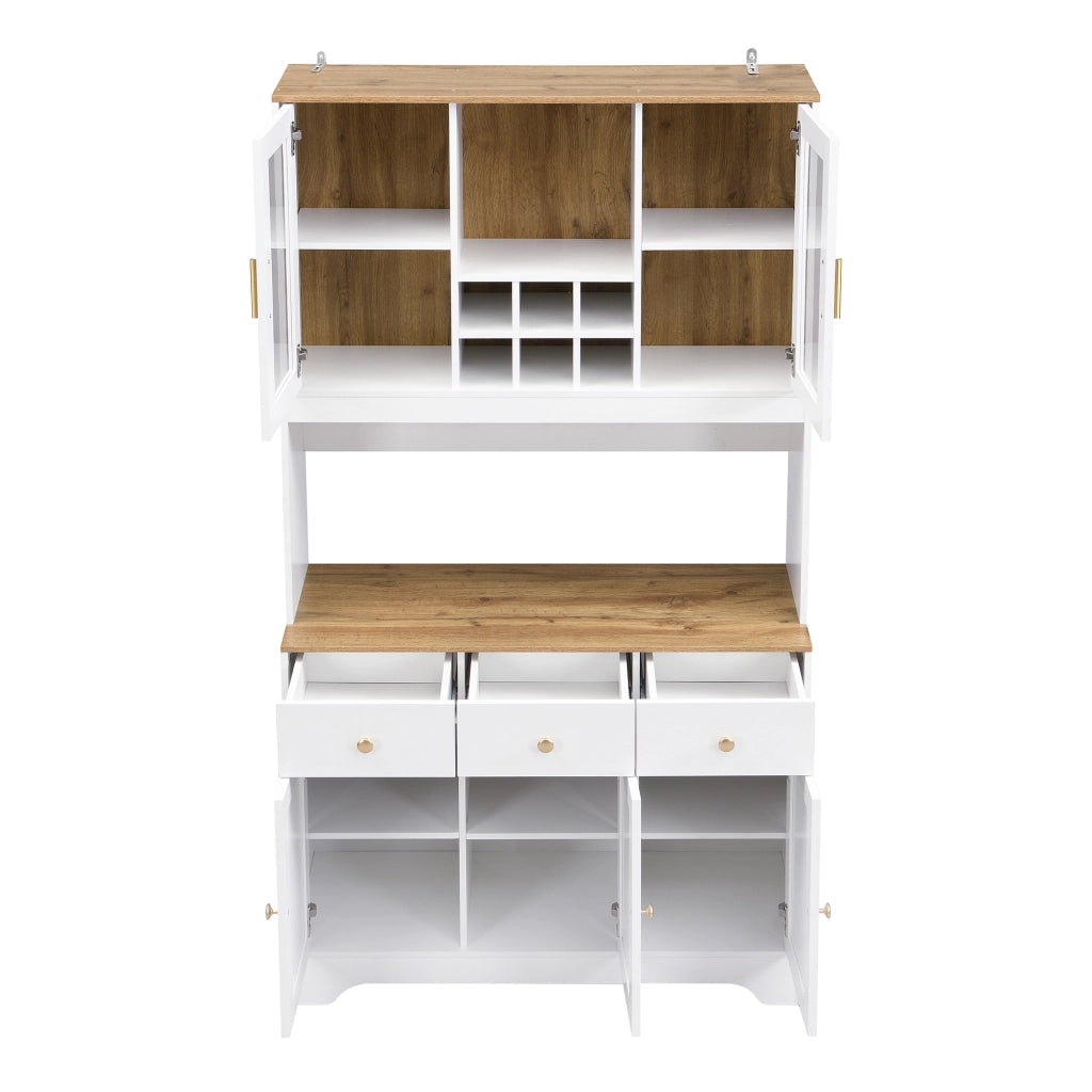 Mobile Alto e Credenza ¨C Xylo ¨C Bianco, Legno, 94.5x30x175.5 cm