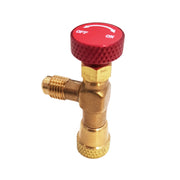 RUBINETTO PREMIVALVOLA SHUT-OFF R410A - ING.FEM.5/16 SAE RH (DX) -USC.MAS.1/4 SAE RH (DX)  - GER