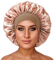 Pannolino in set da due - Pannolino da notte - Altezza alta cintura elastica - Capino per doccia - Capino per la cura dei capelli - Copertura capelli con cintura elastica (30x30cm) - Rosa oro
