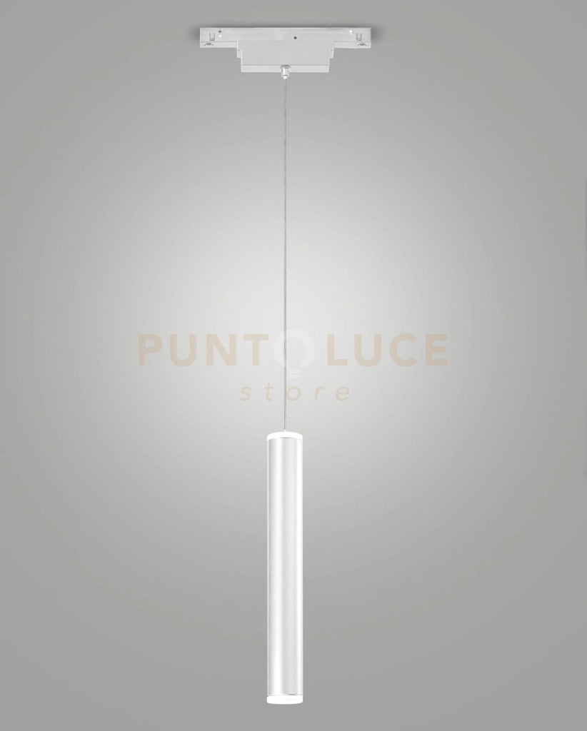 SOSPENSIONE BIANCA CILINDRICA PER SERIE ERMES LED 3000K 720LM 7,5W ON/OFF