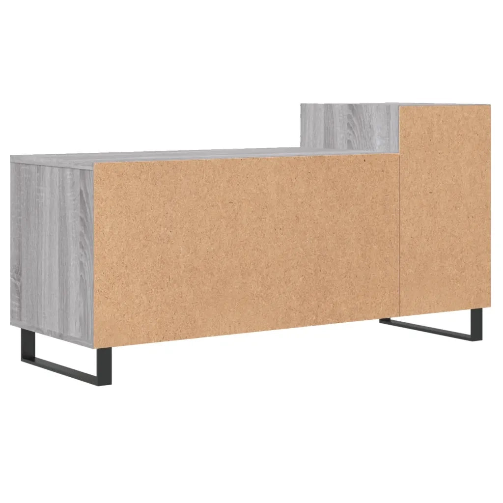 Mobile TV Grigio Sonoma 100x35x55 cm in Legno Multistrato 831330