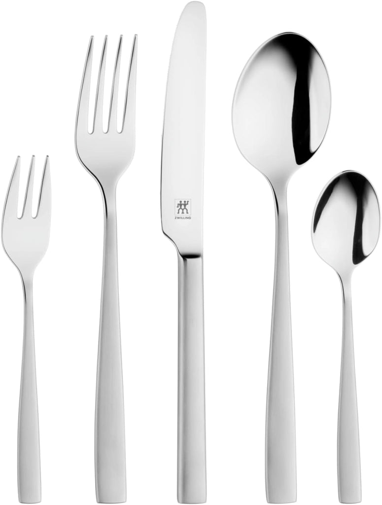 ZWILLING Set di 60 Posate da Tavolo, Per 12 Persone, Acciaio Inox 18/10 di Alta Qualità, Lucidato Serie Roseland