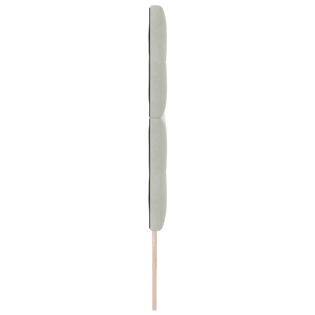 Luce per Testiera LED Grigia 100 cm in Velluto