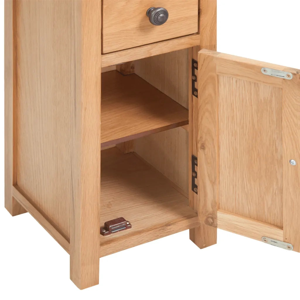 Armadietto per Angolo 26x26x94 cm in Massello di Rovere 243931
