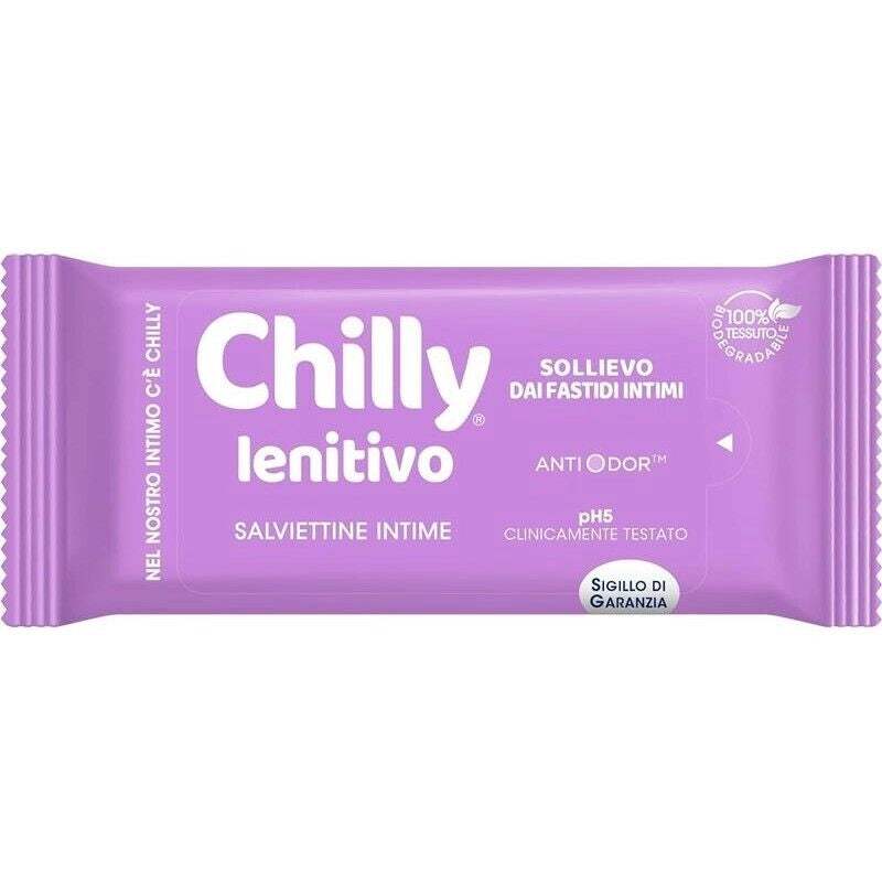 CHILLY SET 3 CONFEZIONI DI SALVIETTE INTIME DETERGENTI DA 12 PZ LENITIVO