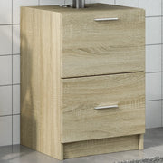 Mobile Sottolavabo-Armadietto da bagno Rovere Sonoma 63x30x54 cm in Truciolare
