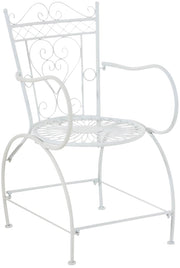 Sedia Giardino Sheela in Metallo bianco