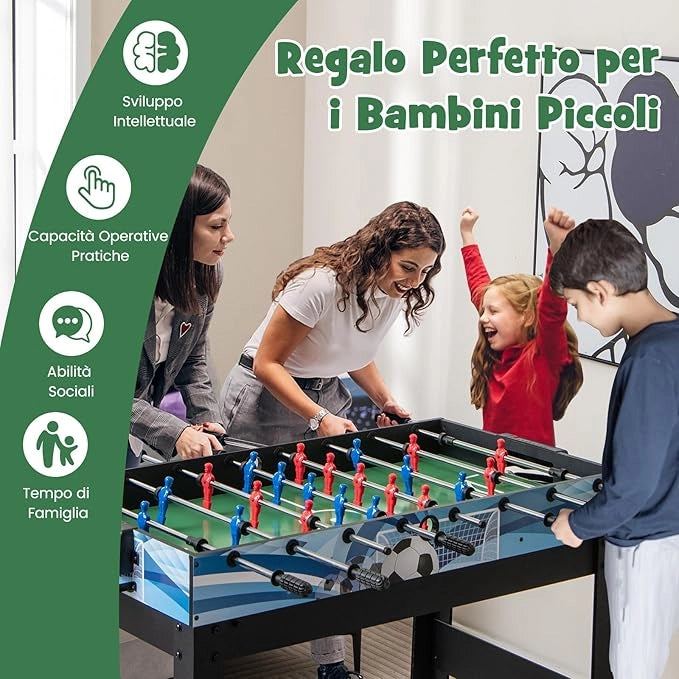 15 in 1 Set da Tavolo da Gioco Combo, Tavolo Multigioco Basket Calcetto Hockey Biliardo Ping Pong Bowling Shuffleboard Scacchi ecc, Set Combinato per Giochi Multipli per Casa Ufficio Bar