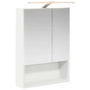 Mobiletto per specchio da Bagno | Armadio da bagno Bianco 50 x 14,5 x 70 cm