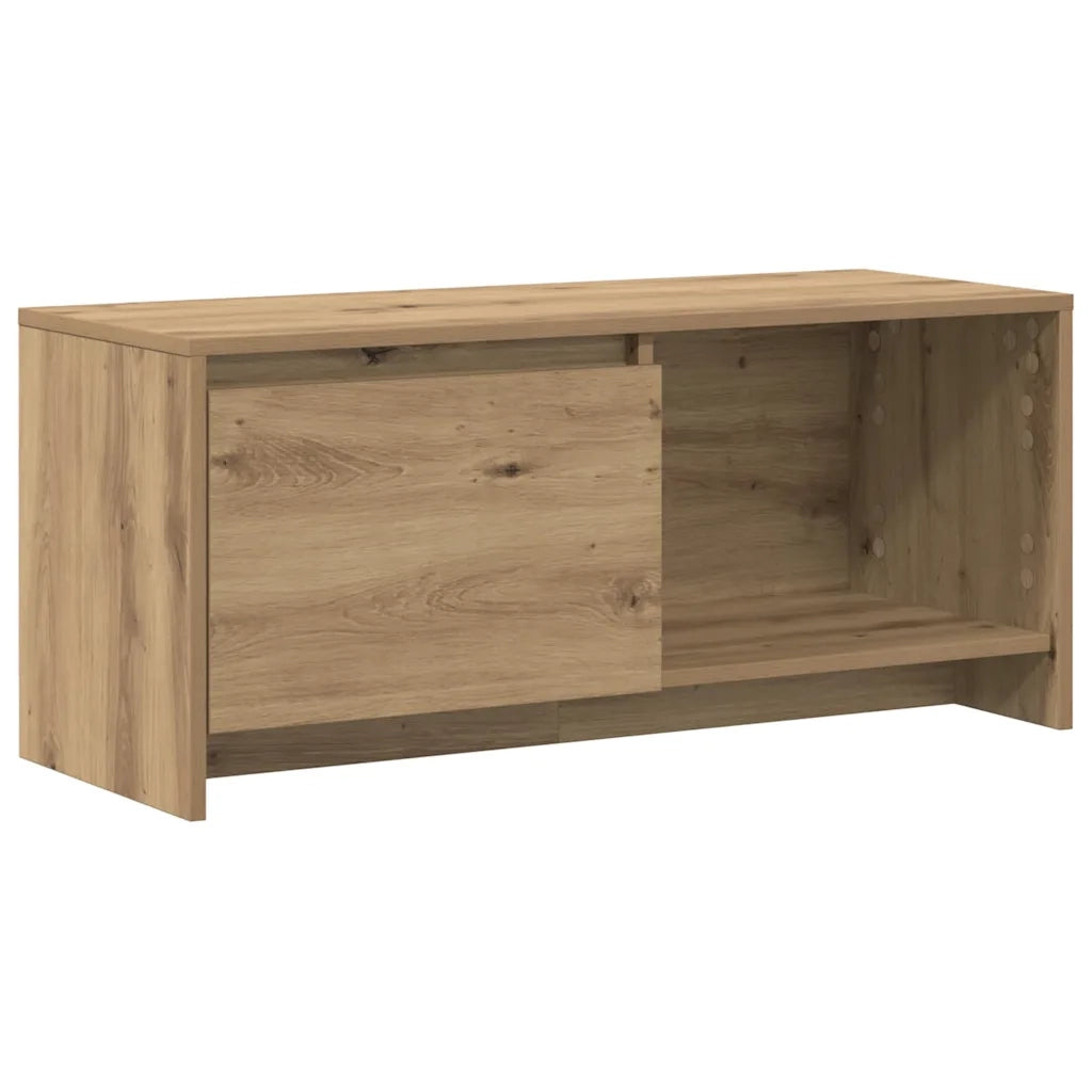 vidaXL Supporto TV rovere artigianale 90 x 35 x 40 cm