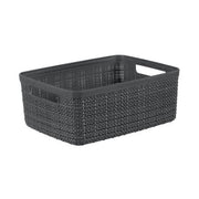 Cesto Curver Jute S grigio scuro cm 26,5x20x10,5 h