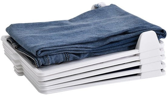 Organizzatore per camicie per armadio, pannelli per armadio per la stanza da letto, contenitori per la conservazione di casa, in legno resistente e duraturo, piano per piegare abiti, 5 pezzi, 32,5*25,5cm