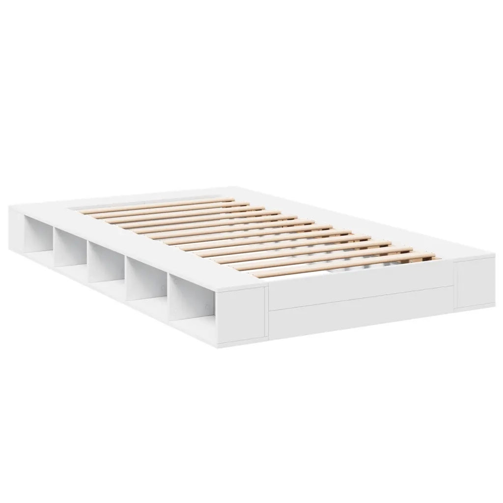 Giroletto-Struttura Letto Bianco 120x200 cm in Legno Multistrato 507967