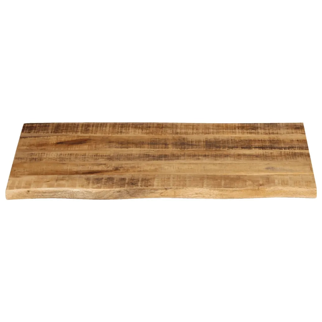 vidaXL Piano Tavolo 70x60x3,8 cm Bordi Vivi Legno di Mango Grezzo