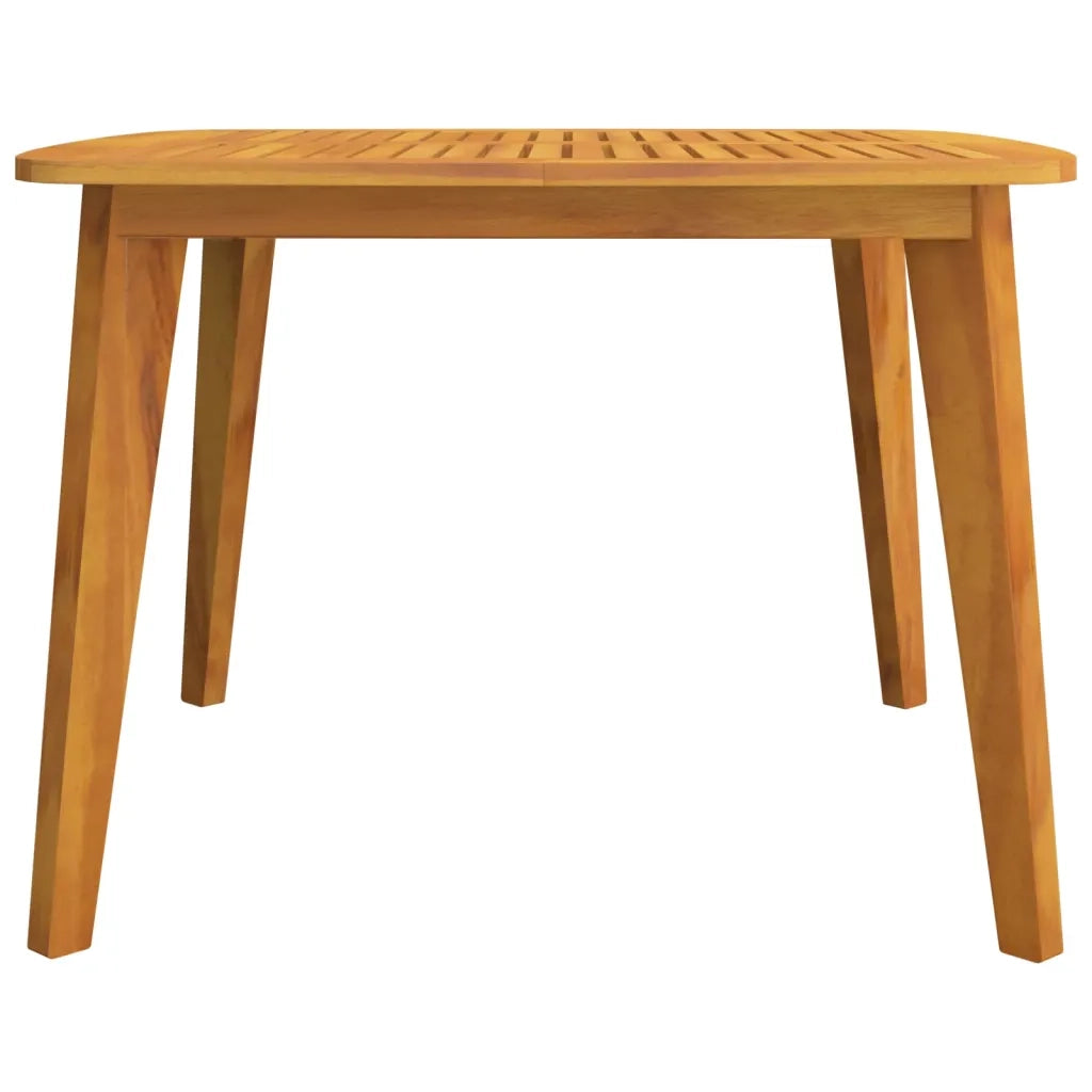 Tavolo da Giardino 110x110x75 cm Legno Massello Di Acacia 310302