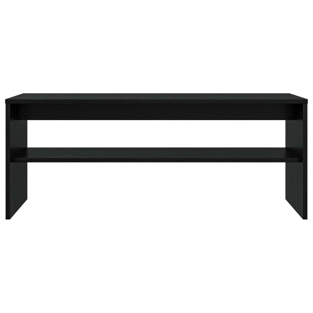 Mobile TV 100 x 35 x 40 cm Rovere Nero Legno ingegnerizzato 8000309