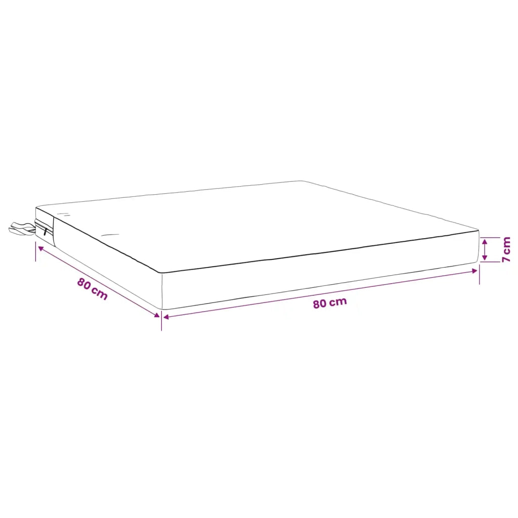 Cuscini per Sedia in 4 Pezzi SOEST 4 pz 100% Poliestere Rosso 945100
