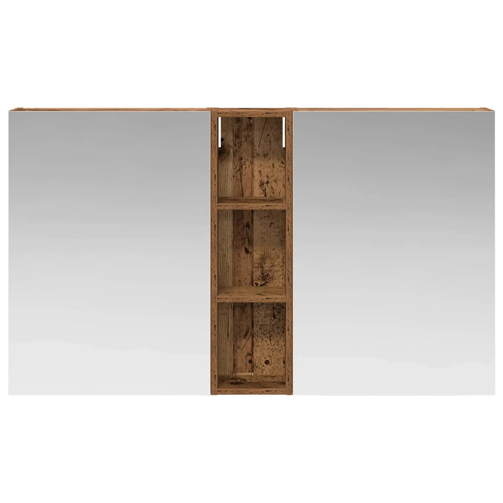 Set di Armadi da Bagno con lo scaffale 3 pcs 120 x 14,5 x 70 cm 3403750