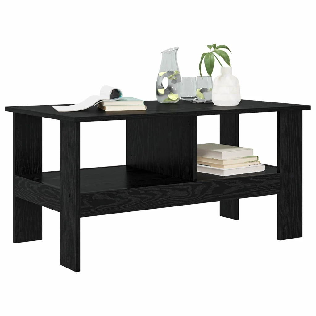 Tavolino da salotto Rovere Nero 90 x 50 x 45 cm 8000253