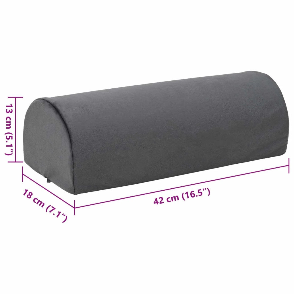 Cuscino per poggiapiedi Grigio 42 x 18 x 13 cm Schiuma PU 42020243