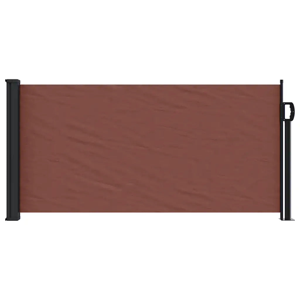 vidaXL Tenda da Sole Laterale Retrattile Marrone 100x300 cm