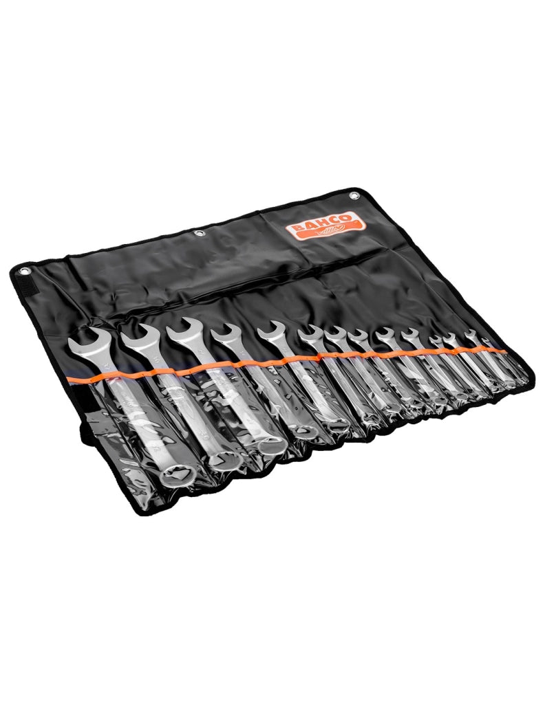Set di 14 chiavi combinate metriche BAHCO 111M/14T