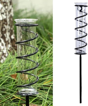 Regolatore di Pioggia Esterno con Stelo Metallico a Spirale Resistente al Congelamento