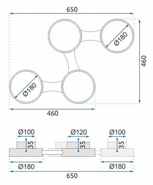 Lampada Black APP527-4C