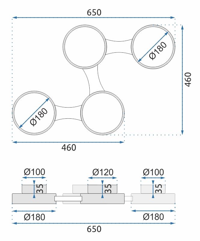 Lampada Black APP527-4C