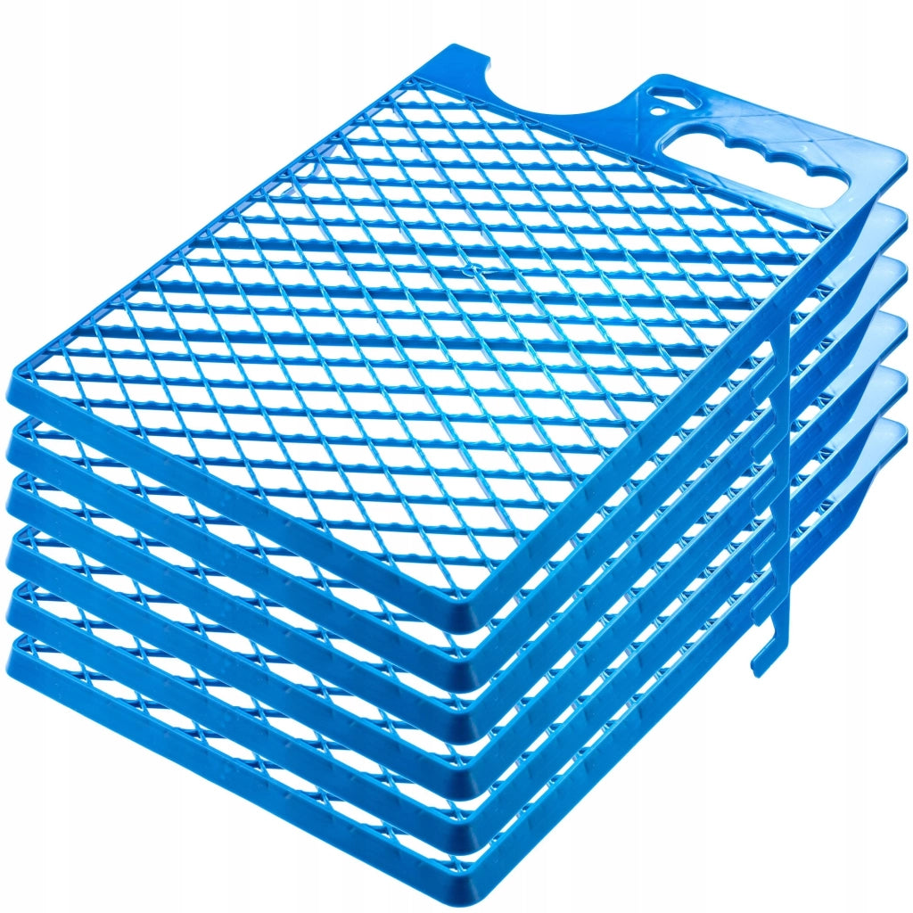 Griglia per pittura grande KADAX 280x390 mm per rullo da 25 cm, 6 pezzi con supporto per secchio