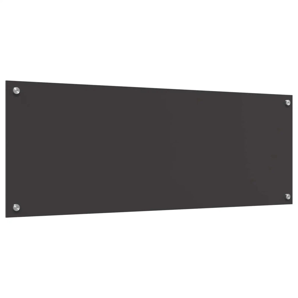 Schienale da cucina Grigio scuro 110 x 40 cm vetro temperato 42001310