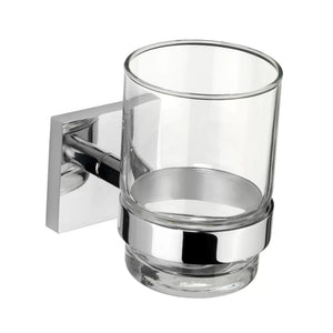 Porta bicchiere da parete serie xeno - fissaggio incollo o viti