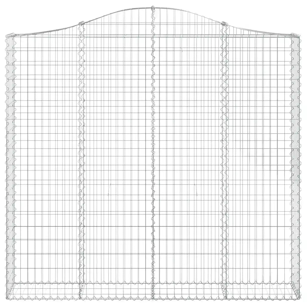 Cesti Gabbioni ad Arco 7 pz 200x30x180/200 cm Ferro Zincato 3145519