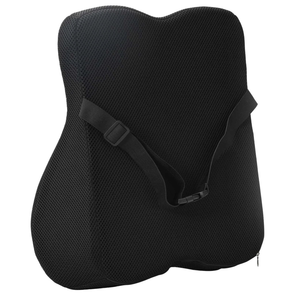 Cuscino lombare Nero Schiuma Memory 40 x 40 x 11 cm CFW8742007