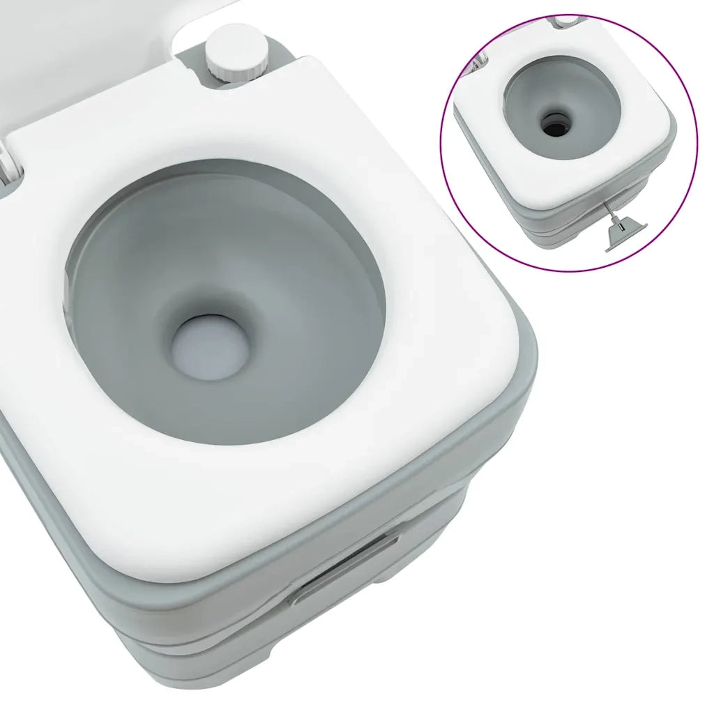 Toilette da Campeggio Grigio 41,5 x 36,5 x 42 cm CFW3864223