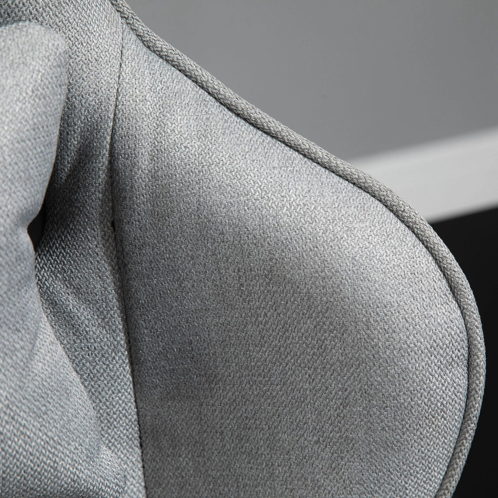 Sedia da Ufficio Ergonomica con Braccioli Regolabili ¨C MINIMAL ¨C Grigio, Schienale con Cuscino